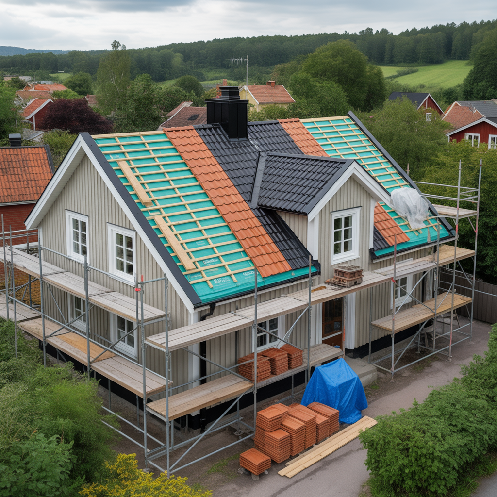 1.Sa gor du en takrenovering for att forlanga livslangden pa ditt hus