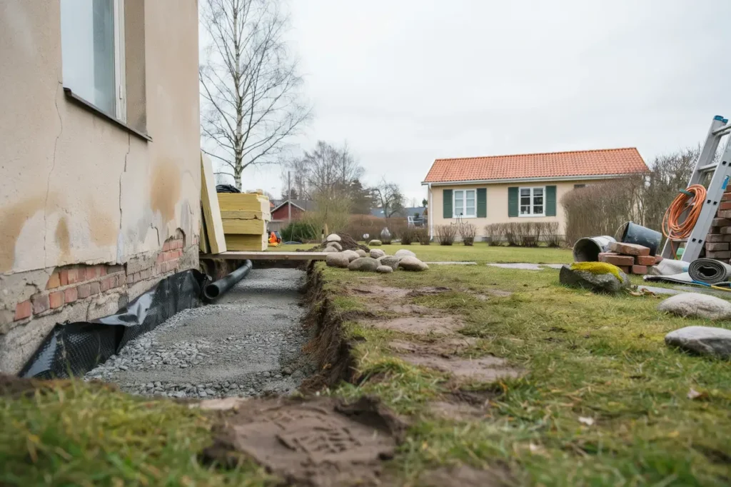 renovera k llaren och dr nera husgrunden s kar du v rdet och minskar risken f r fuktproblem